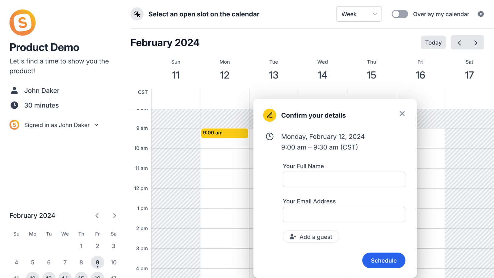 Capture leads from SavvyCal scheduling links